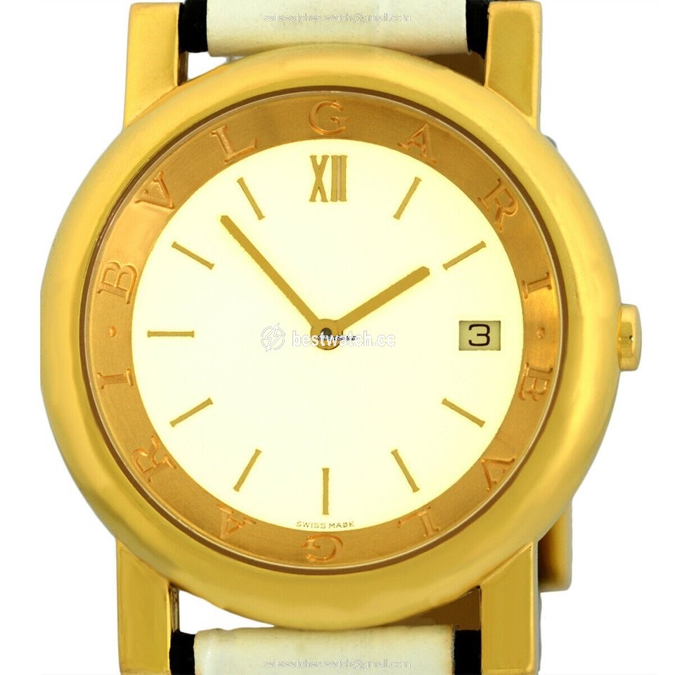 Bulgari Mens watch Unisex Automatic Yellow gold AT 35 GL Replica 2
