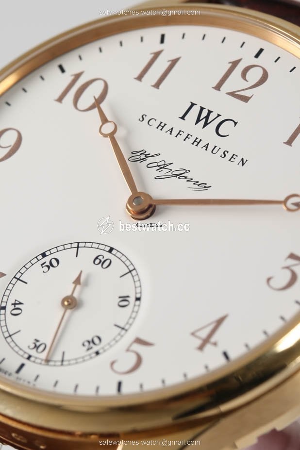 IMG_9085 IWC Portuguese Hand-Wound Mens watch Unisex Manual winding Yellow gold IW544201 Replica 2