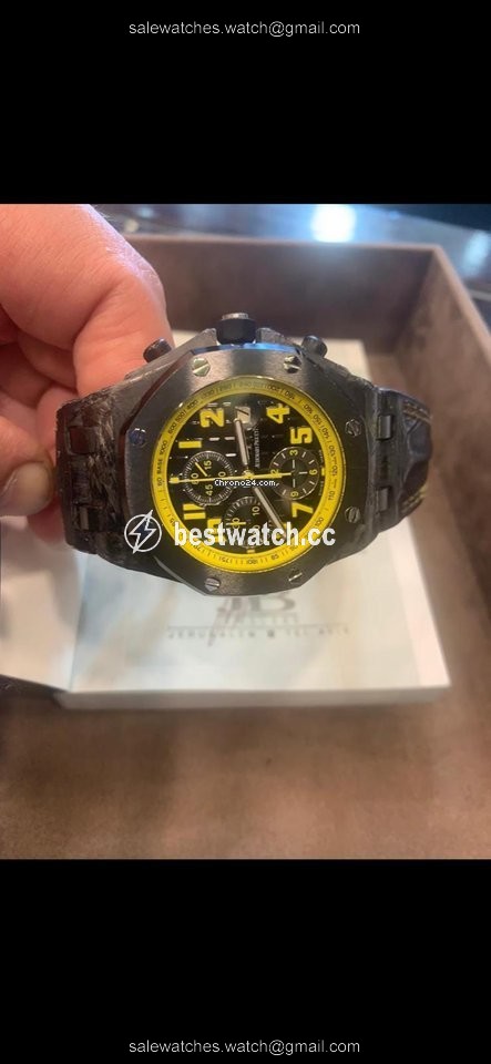 Audemars Piguet Royal Oak Offshore Chronograph Mens watch Unisex Automatic Carbon 26176FO.OO.D101CR.01 Replica 2