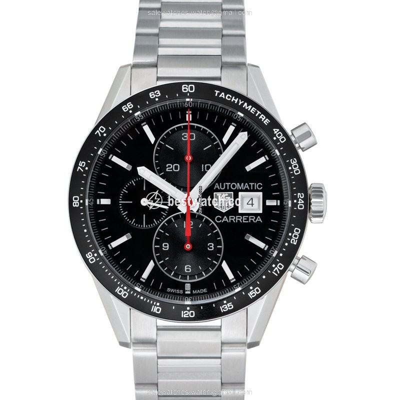 TAG Heuer Carrera Calibre 16 Mens watch Unisex Automatic Steel CV201AM.BA0723 Replica 2