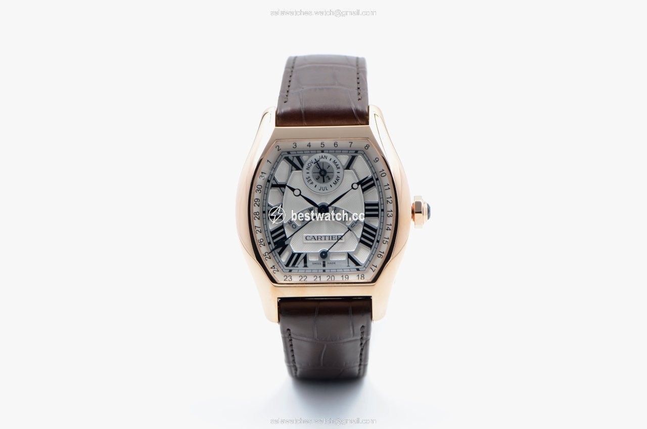 IMG_9085 Cartier Tortue Mens watch Unisex Automatic Rose gold W1580045 Replica 2