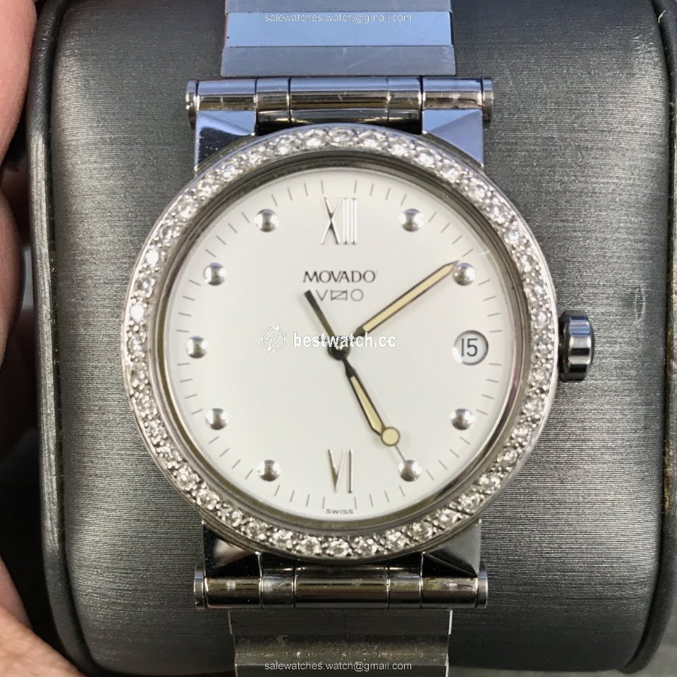 IMG_9085 Movado Vizio Mens watch Unisex Steel movado vizio 83c2878 Replica 2