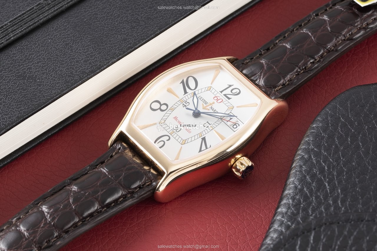 IMG_9085 Ulysse Nardin Michelangelo Mens watch Unisex Automatic Yellow gold 236-48 Replica 2