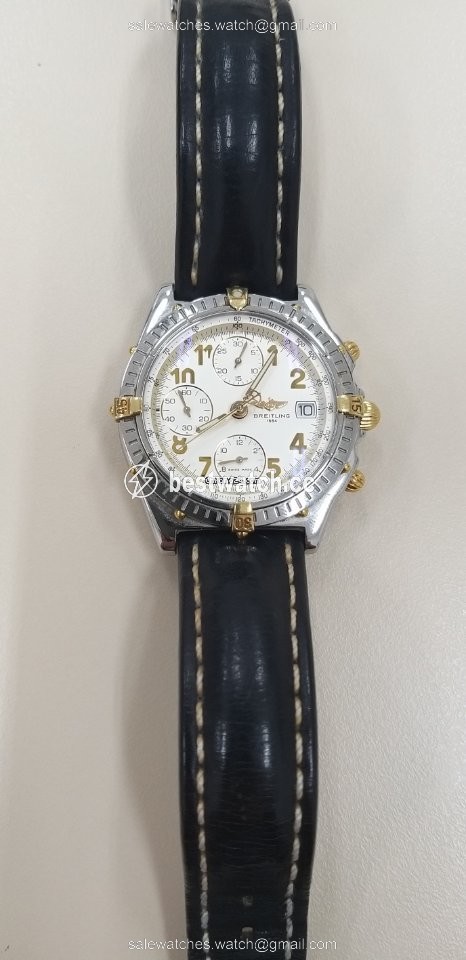 IMG_9085 Breitling Chronomat Mens watch Unisex Automatic Gold Steel Breitling Chronomat B13050.1 Replica 2