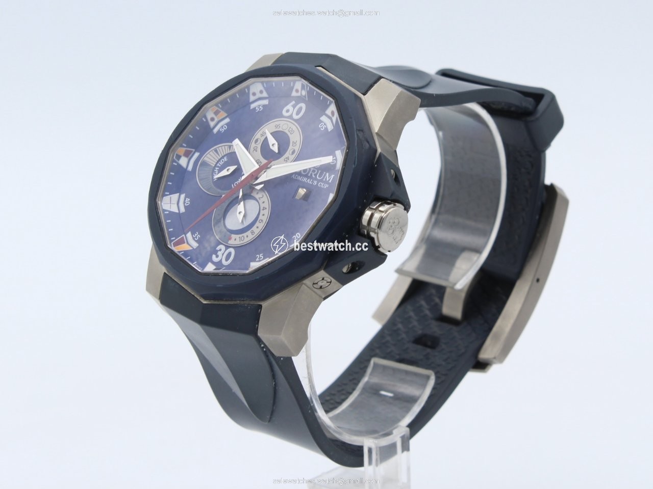 IMG_9085 Corum Admirals Cup Seafender Tides 48 Mens watch Unisex Automatic Titanium 01.0005 Replica 2