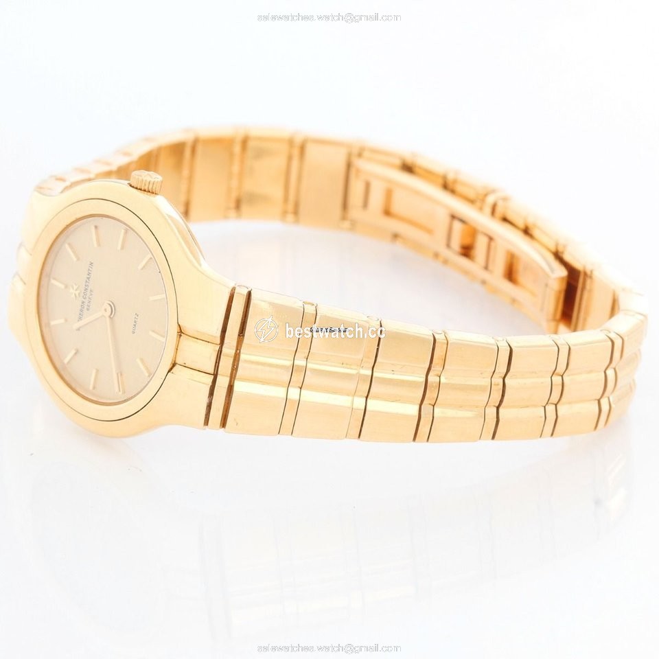 Vacheron Constantin Womens watch Quartz Yellow gold 16010 Replica 2