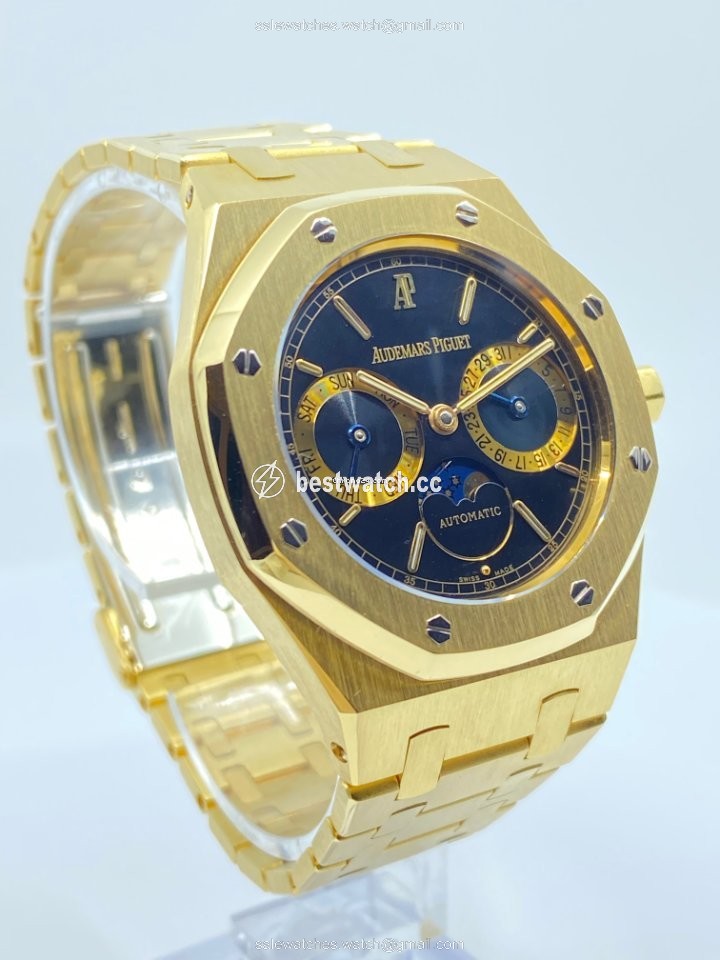 IMG_9085 Audemars Piguet Royal Oak Day-Date Mens watch Unisex Automatic Yellow gold 25594BA Replica 2