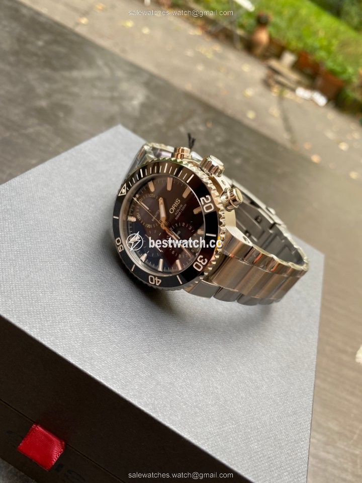 IMG_9085 Oris Aquis Chronograph Mens watch Unisex Automatic Steel 01 774 7743 4155-07 8 24 05PEB Replica 2