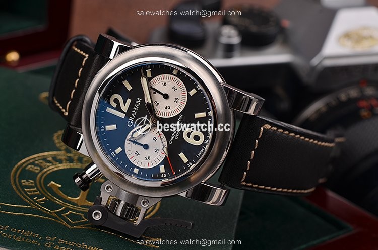 Graham Chronofighter Oversize Mens watch Unisex Automatic Steel 2OVAS.B01A.K10B Replica 2