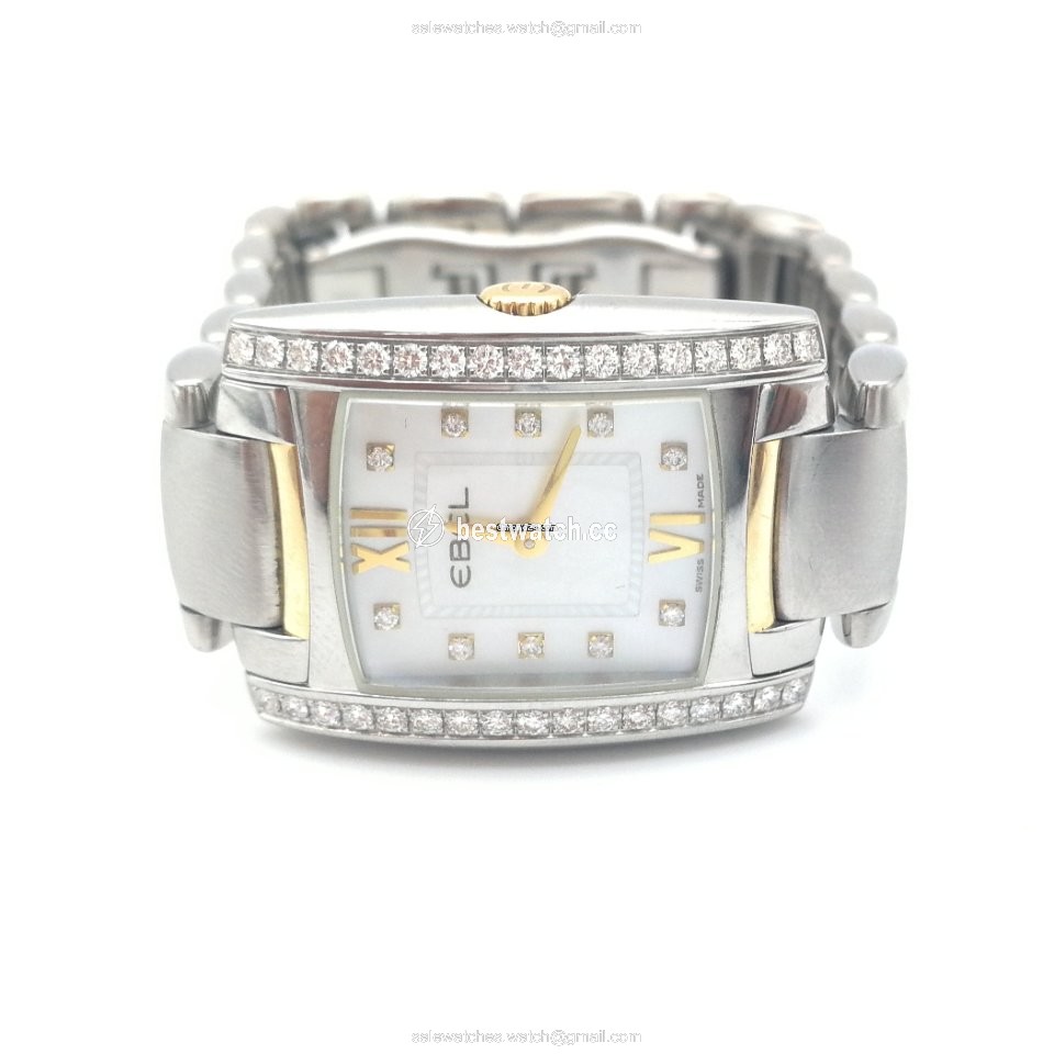 IMG_9085 Ebel Brasilia Womens watch Quartz Steel 1215768 Replica 2