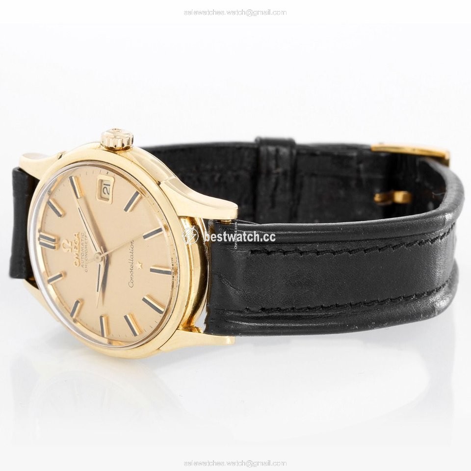 IMG_9085 Omega Constellation Mens watch Unisex Automatic Yellow gold 1439 45C9 Replica 2