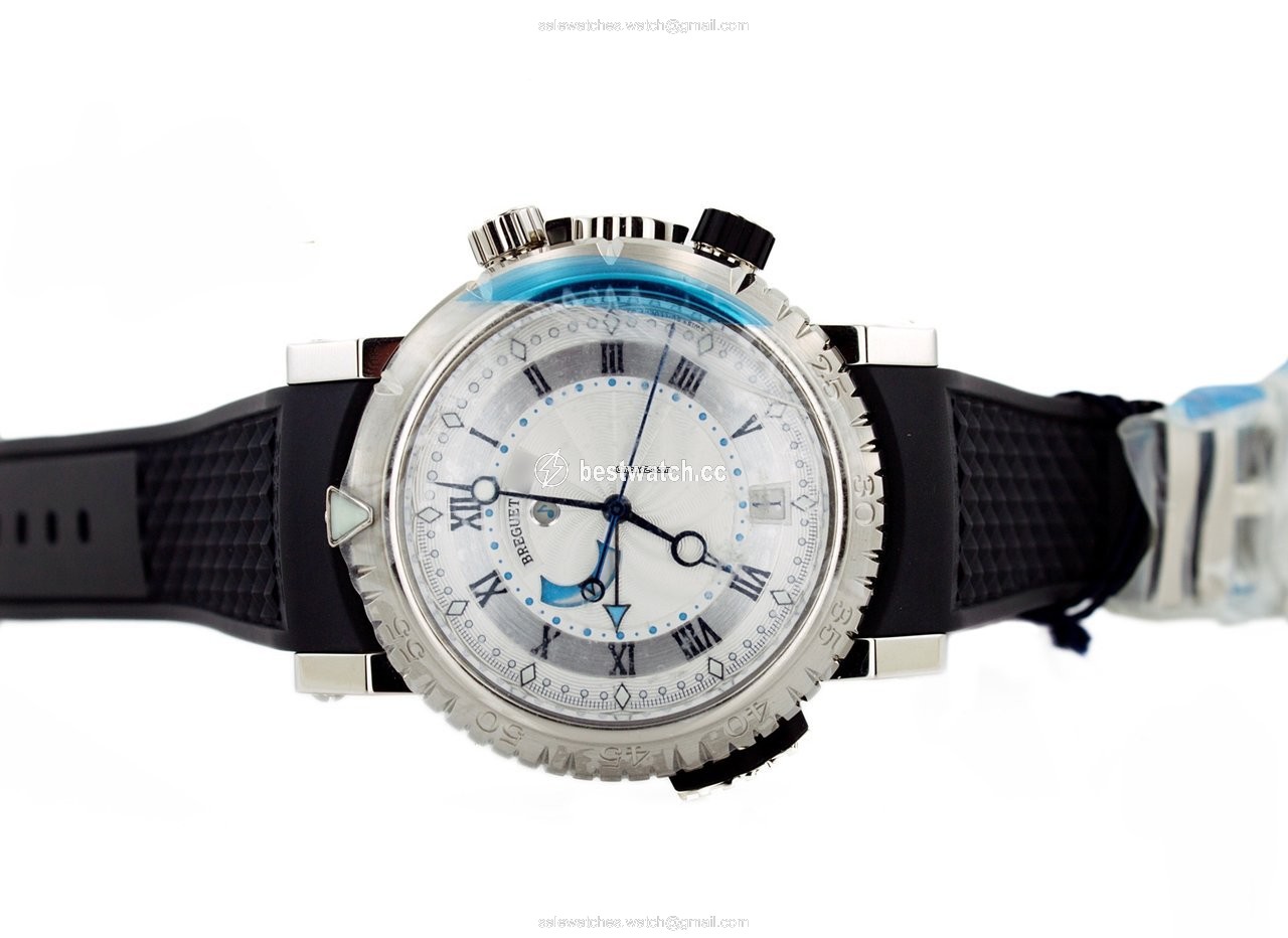 IMG_9085 Breguet Marine Mens watch Unisex Automatic White gold 5847BB 12 5ZV Replica 2