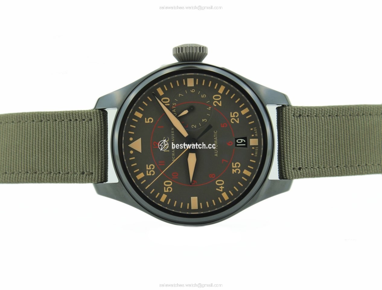 IMG_9085 IWC Big Pilot Top Gun Miramar Mens watch Unisex Automatic Ceramic IW501902 Replica 2