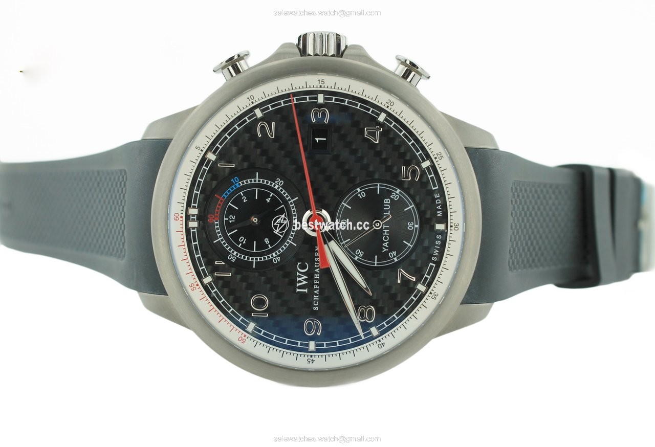 IMG_9085 IWC Portuguese Yacht Club Chronograph Mens watch Unisex Automatic Titanium IW390212 Replica 2