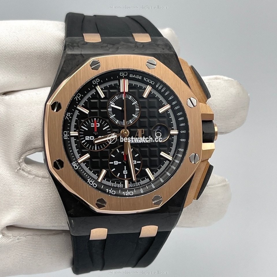 Audemars Piguet Royal Oak Offshore Chronograph Mens watch Unisex Automatic Carbon 26406FR.OO.A002CA.01 Replica 2