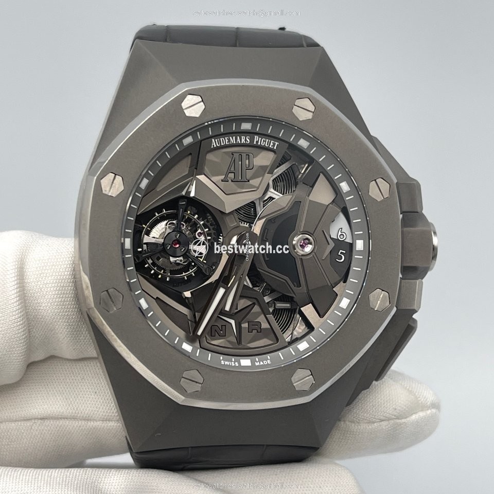 IMG_9085 Audemars Piguet Royal Oak Concept Mens watch Unisex Manual winding Titanium 26589TI.GG.D006CA.01 Replica 2