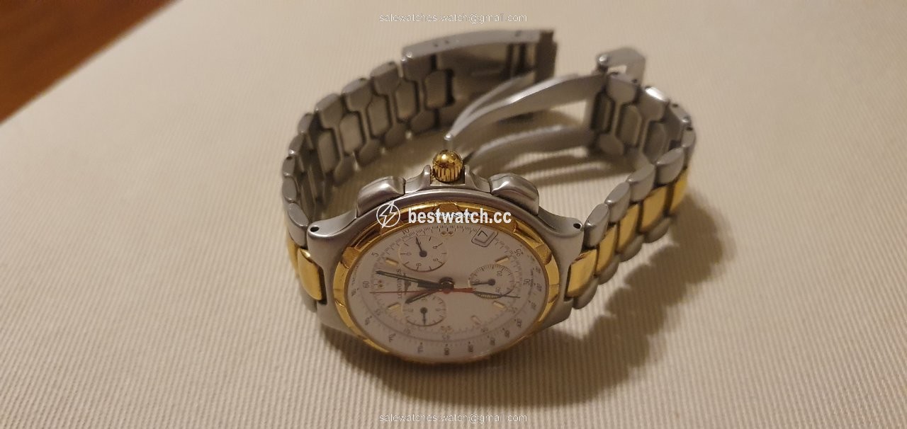 IMG_9085 Longines Conquest Mens watch Unisex Quartz Gold Steel L1.614.3 Replica 2