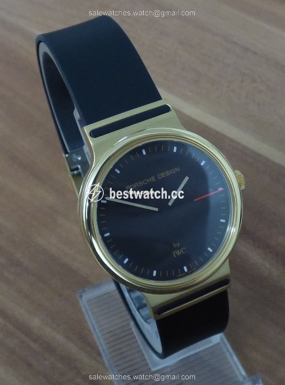 IMG_9085 IWC Porsche Design Mens watch Unisex Quartz Yellow gold 3320 Replica 2