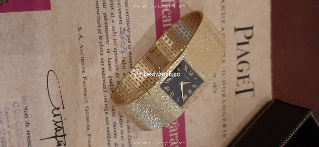 Piaget Mens watch Unisex Yellow gold Piaget 9133A6 Replica 2