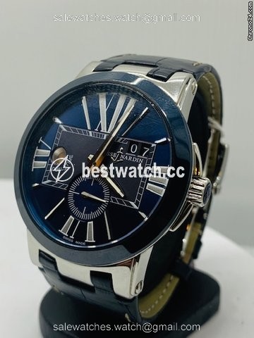 Ulysse Nardin Executive Dual Time Mens watch Unisex Automatic Steel 243-00-3 43 Replica 2
