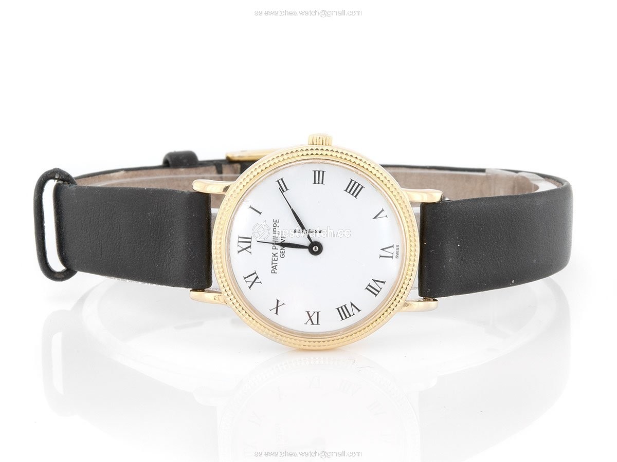 Patek Philippe Calatrava Mens watch Unisex Quartz Yellow gold 4819 Replica 2