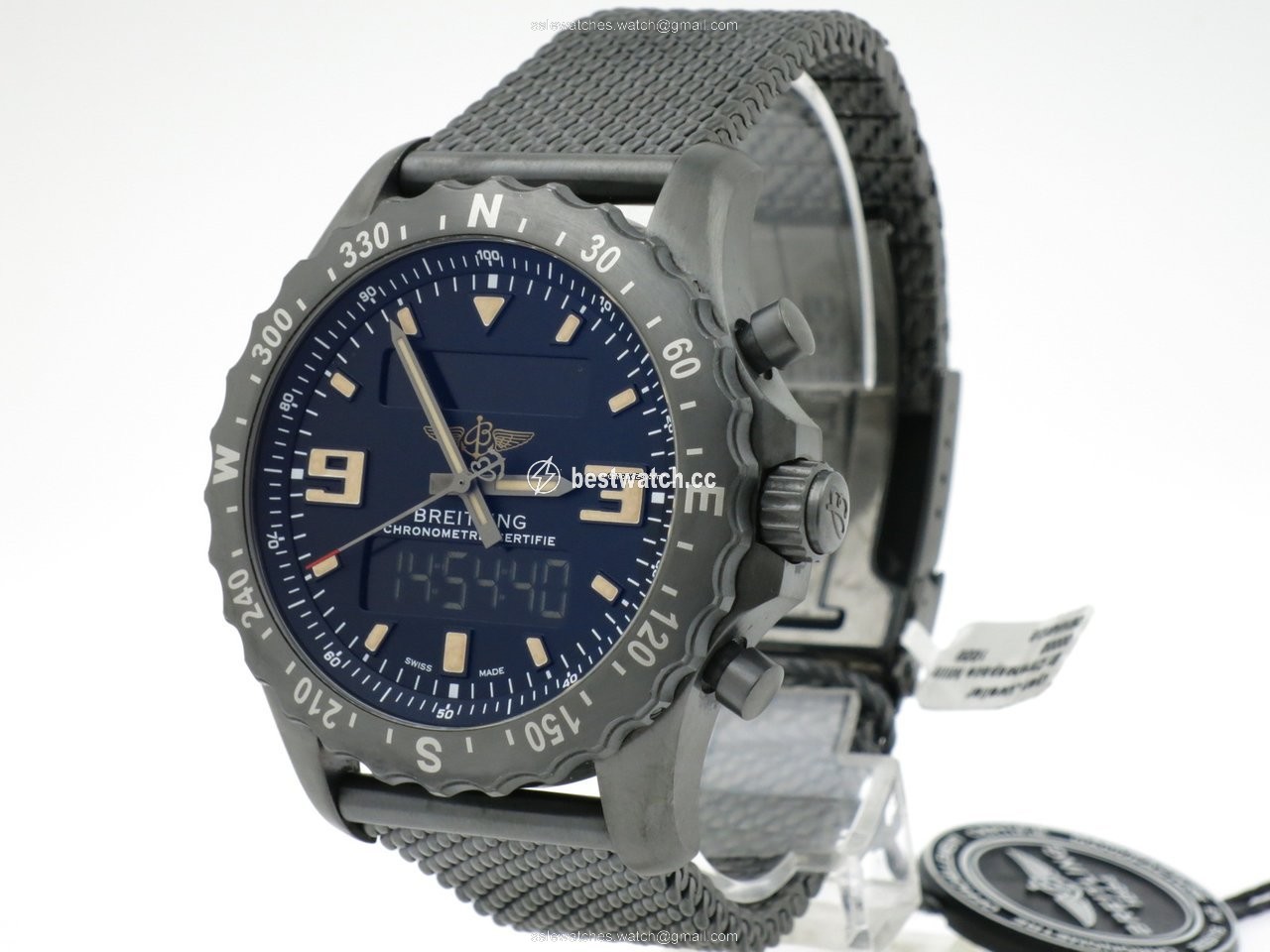 IMG_9085 Breitling Chronospace Military Mens watch Unisex Quartz Steel M7836622.BD39.159M Replica 2