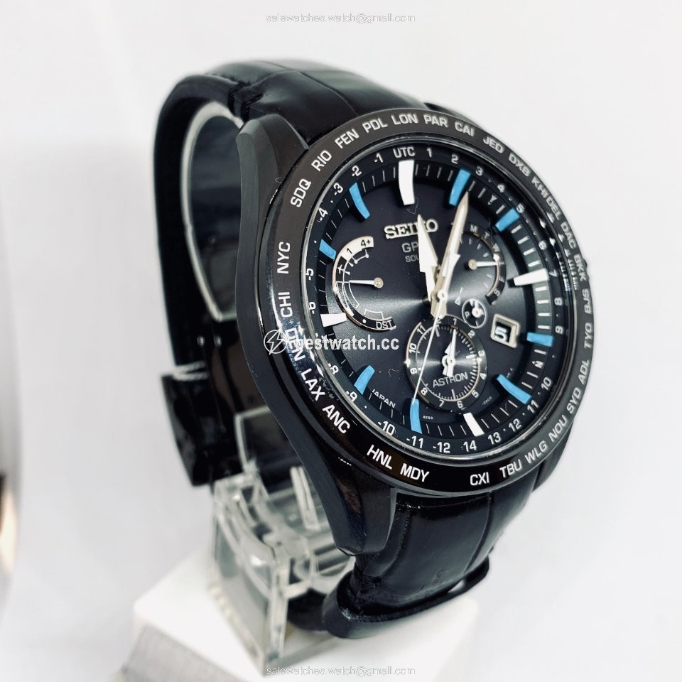 IMG_9085 Seiko Astron GPS Solar Chronograph Mens watch Unisex Steel SSE067 Replica 2