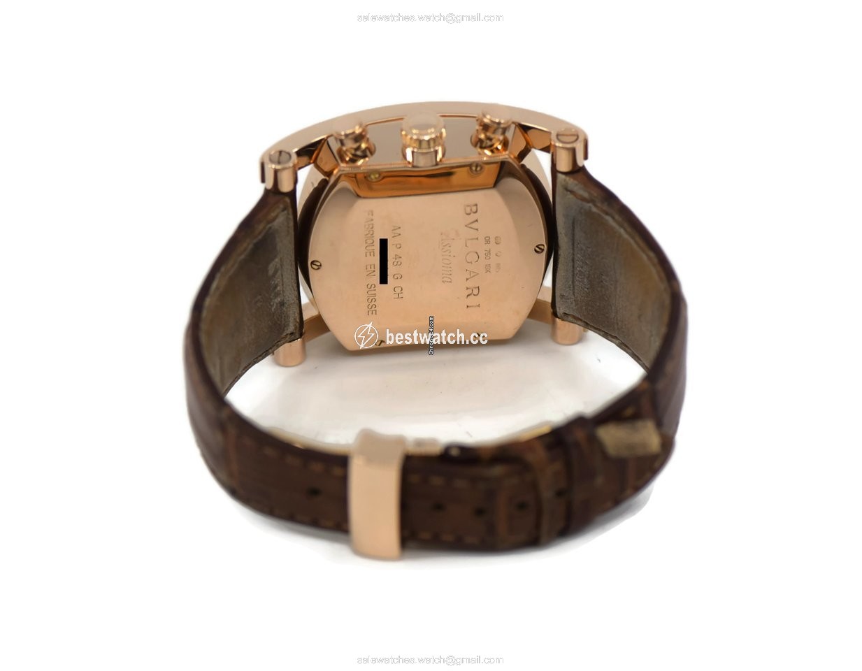 IMG_9085 Bulgari Assioma Mens watch Unisex Automatic Rose gold AAP48GCH Replica 2