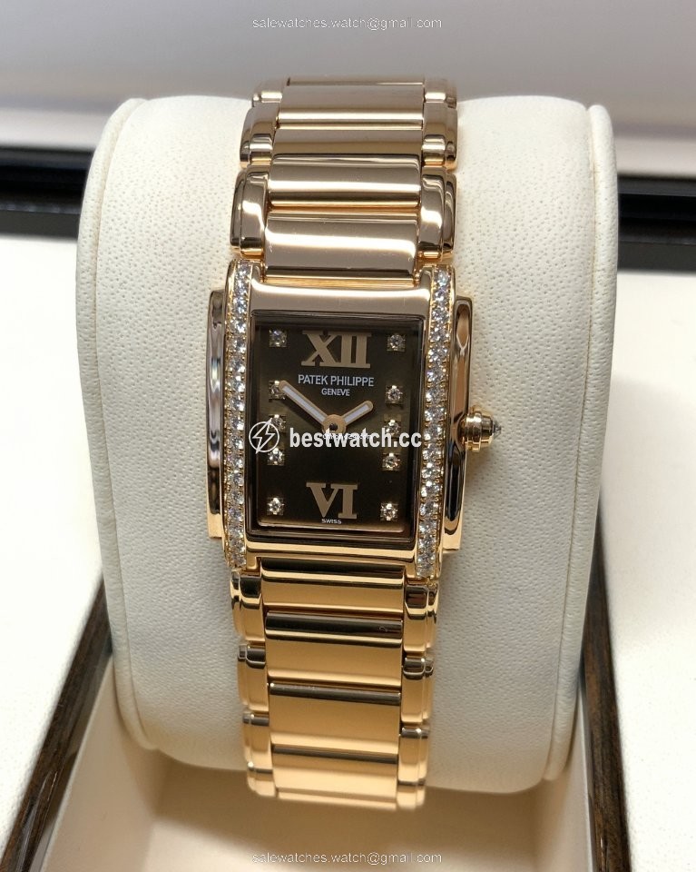 IMG_9085 Patek Philippe Twenty~4 Womens watch Quartz Rose gold 4908 11R-010 Replica 2