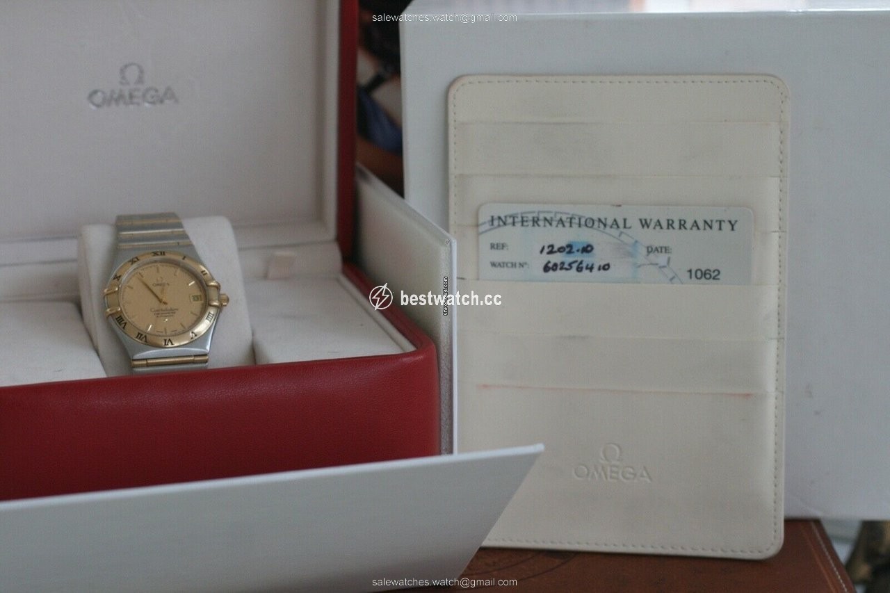 Omega Constellation Mens watch Unisex Automatic Gold Steel 12021000 Replica 2