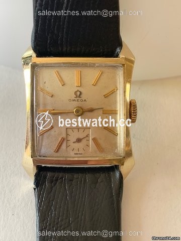 Omega Mens watch Unisex Manual winding Gold Steel I-6258 Replica 2