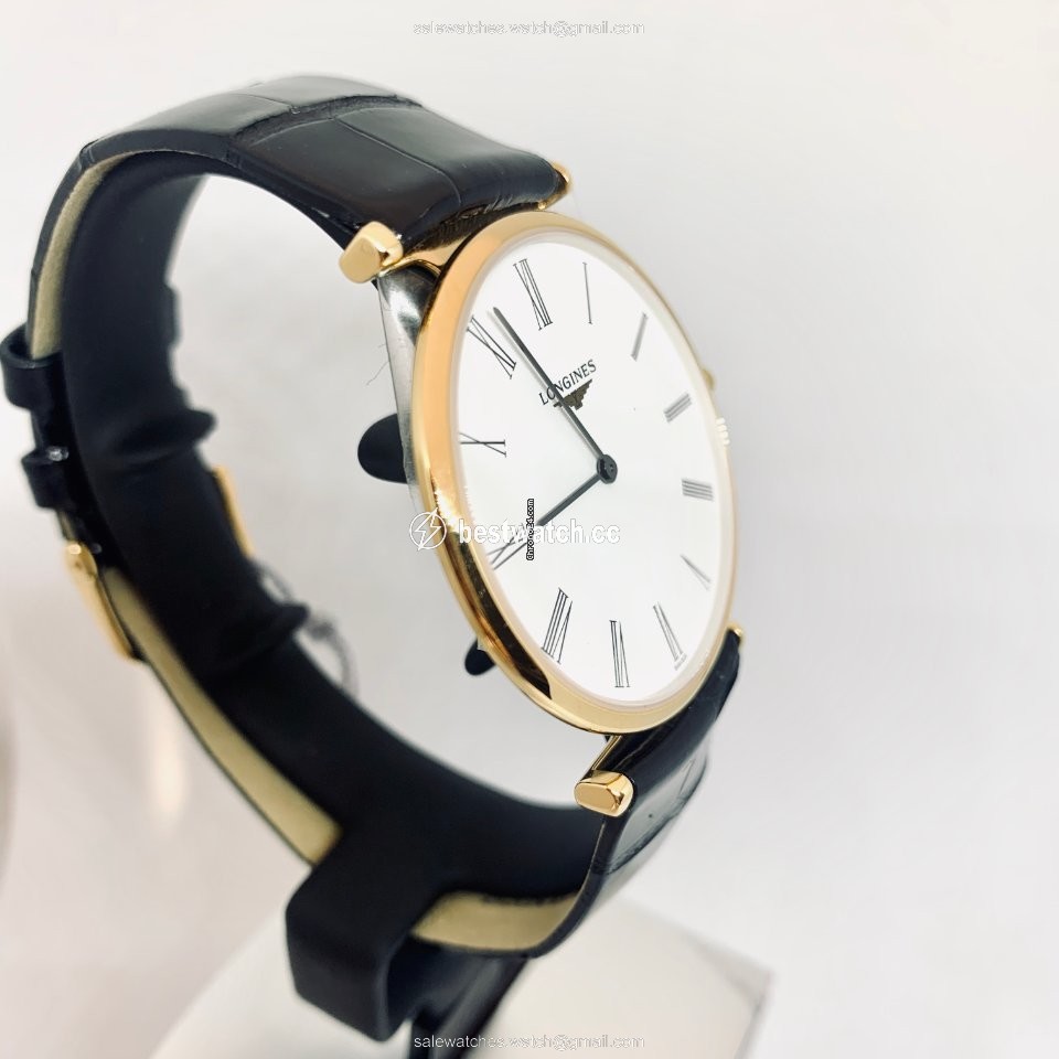 Longines La Grande Classique Mens watch Unisex Quartz Gold Steel L47552112 Replica 2