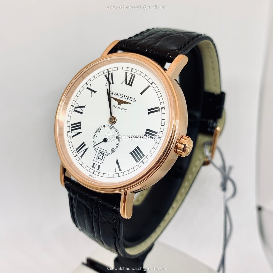 IMG_9085 Longines Presence Mens watch Unisex Automatic Gold Steel L49051112 Replica 2