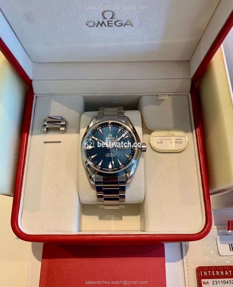 IMG_9085 Omega Seamaster Aqua Terra Mens watch Unisex Automatic Steel 23110432203002 Replica 2