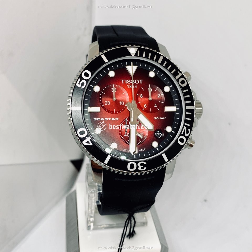 Tissot Seastar 1000 Mens watch Unisex Quartz Steel T120.417.17.421.00 Replica 2