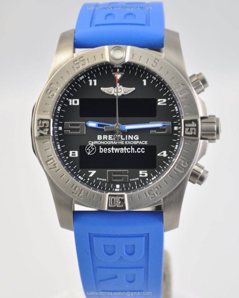 IMG_9085 Breitling Exospace B55 Connected Mens watch Unisex Quartz Titanium EB5510H2 BE79 235S Replica 2