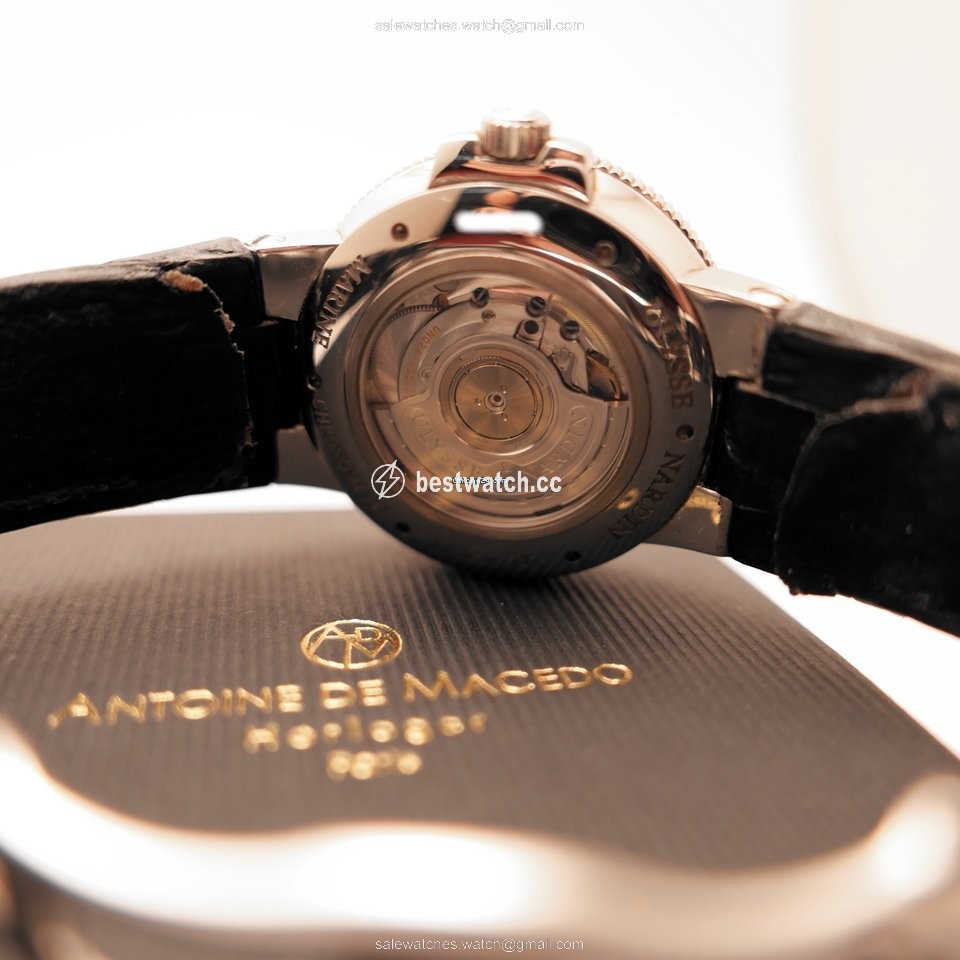 IMG_9085 Ulysse Nardin Marine Chronometer 43mm Mens watch Unisex Automatic Steel 263-67 40 Replica 2