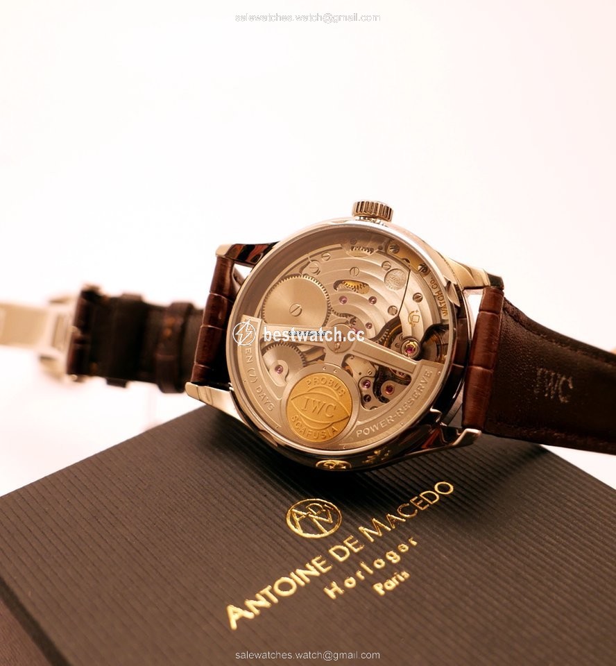 IMG_9085 IWC Portuguese Automatic Mens watch Unisex Automatic White gold IW500106 Replica 2