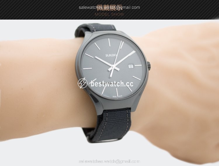 Rado True Mens watch Unisex Quartz Ceramic R27232106 Replica 2