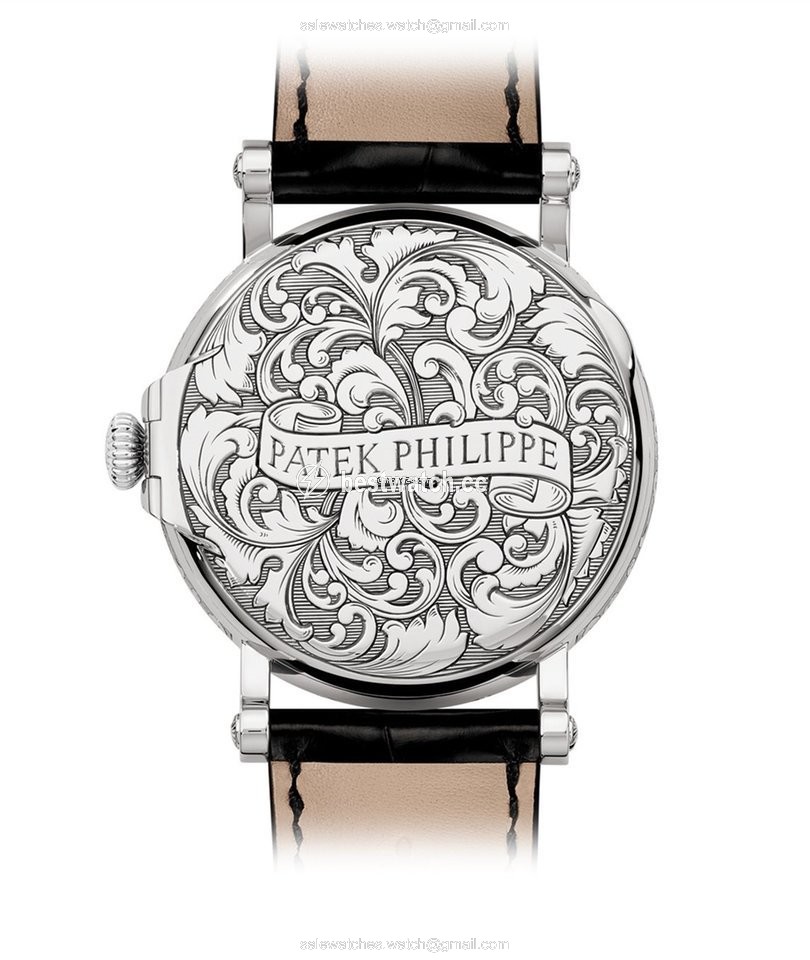 IMG_9085 Patek Philippe Perpetual Calendar Mens watch Unisex Automatic White gold 5160 500G-001 Replica 2