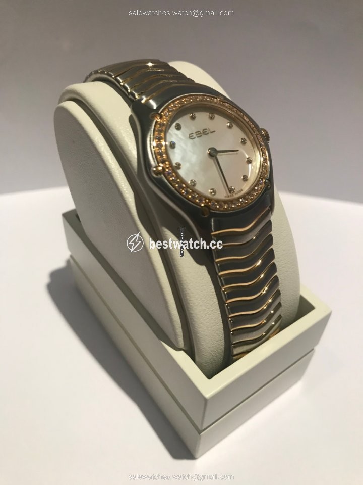 IMG_9085 Ebel Classic Womens watch Quartz Gold Steel 1215271 Replica 2