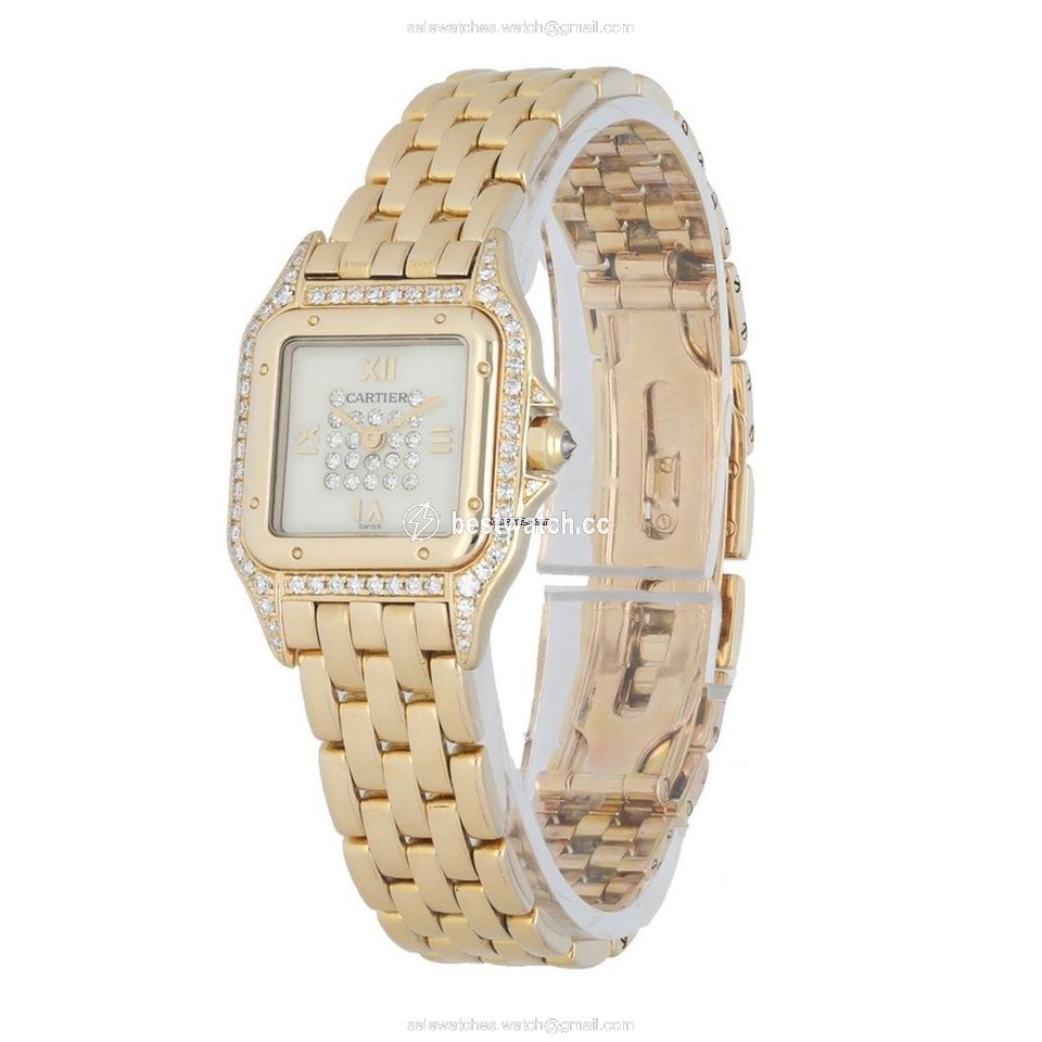 Cartier Panthere Womens watch Quartz Yellow gold 8057915 Replica 2