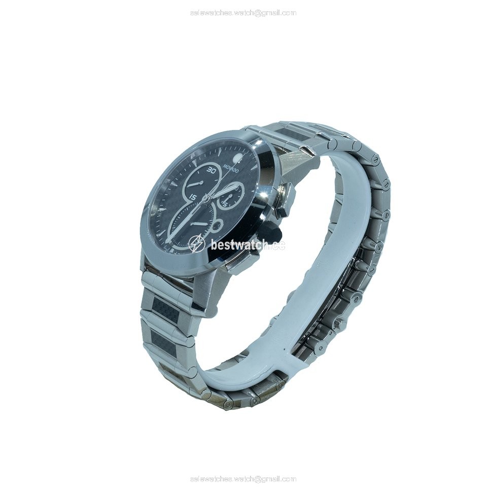 IMG_9085 Movado Vizio Mens watch Unisex Quartz Steel 0606083 Replica 2