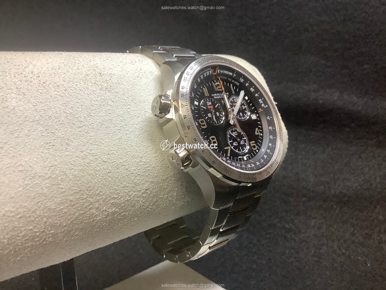 IMG_9085 Hamilton Khaki X-Wind Mens watch Unisex Quartz Steel H77912135 Replica 2