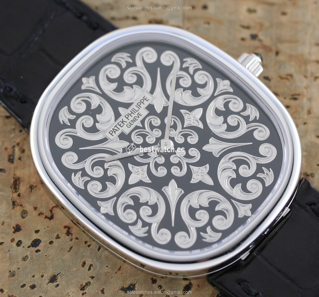 IMG_9085 Patek Philippe Golden Ellipse Mens watch Unisex Automatic Platinum 5738 50P-001 Replica 2