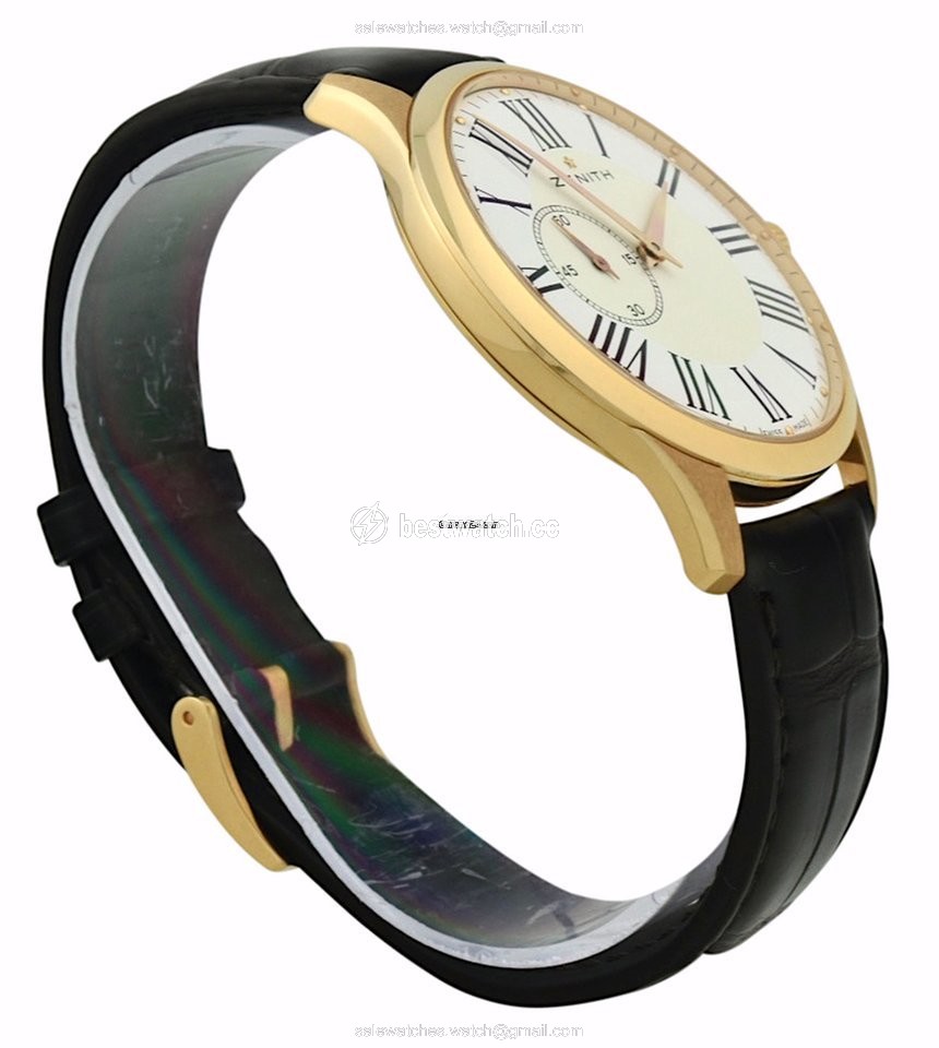 Zenith Elite Ultra Thin Mens watch Unisex Automatic Rose gold 18.2010.681 11.C498 Replica 2