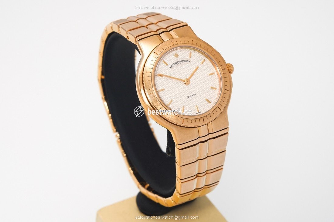 IMG_9085 Vacheron Constantin Womens watch Quartz Yellow gold 16020 967J-7 Replica 2