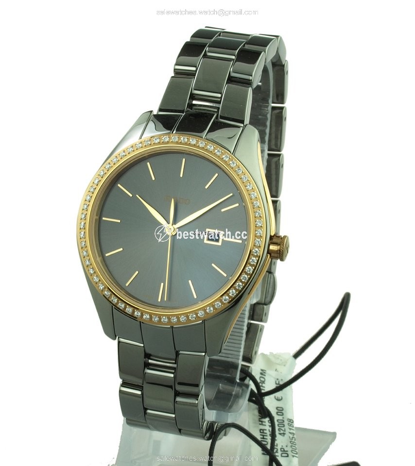 IMG_9085 Rado HyperChrome Diamonds Womens watch Quartz Ceramic R32125102 Replica 2