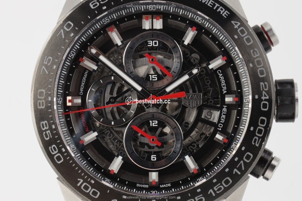 IMG_9085 TAG Heuer Carrera Calibre HEUER 01 Mens watch Unisex Automatic Steel CBG2A10.FT168 Replica 2