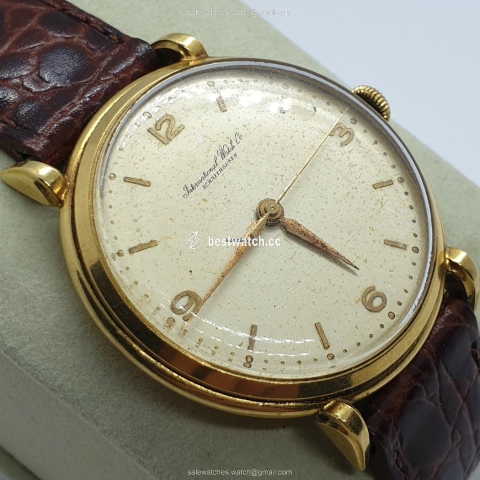 IWC Mens watch Unisex Manual winding Yellow gold 1264781 Replica 2